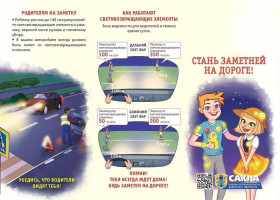 Световозвращающий элемент.